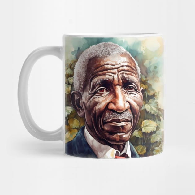 George Washington Carver Watercolor Portrait for Black History Month by HistoryMakers